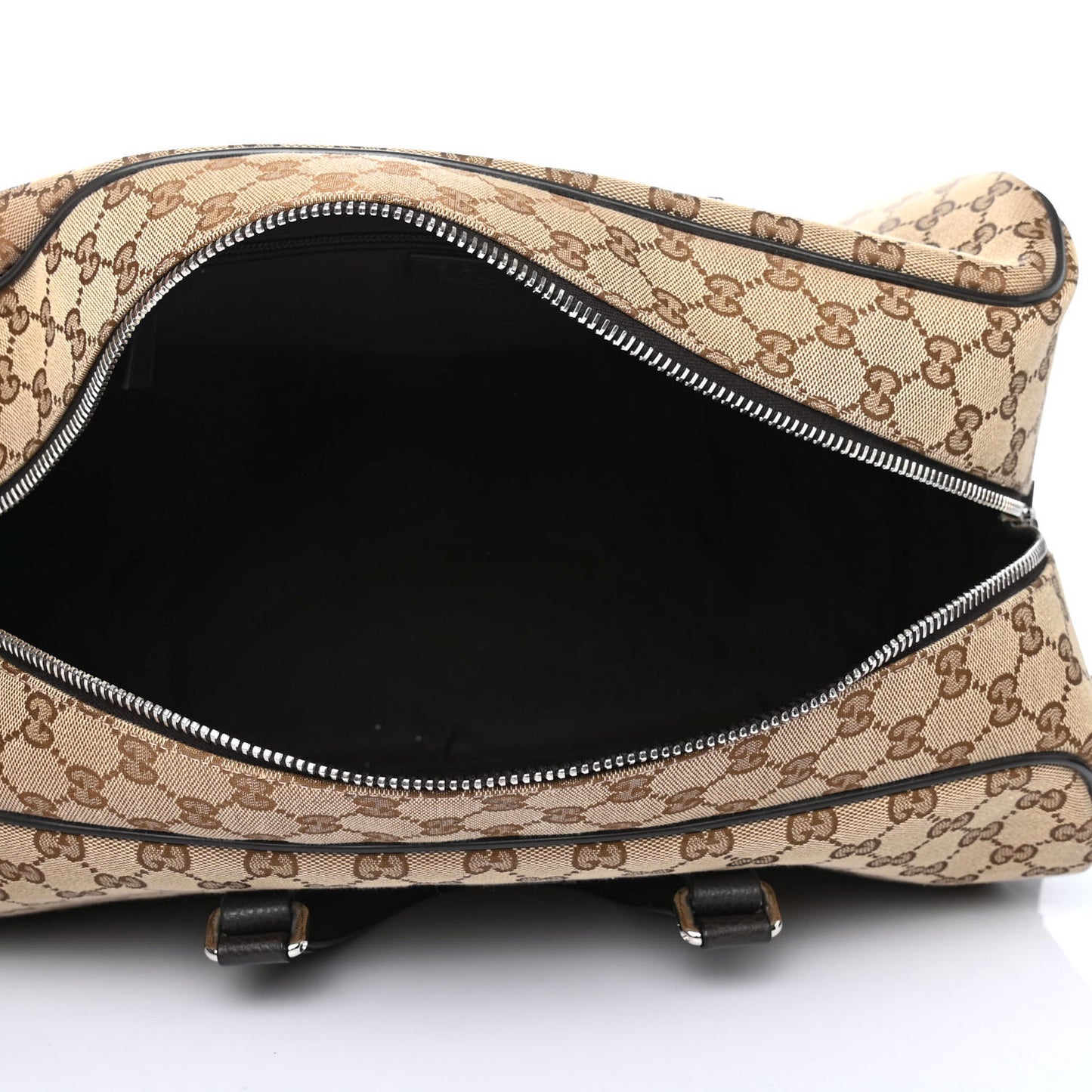 Monogram Dollar Calfskin Boston Duffle Bag Beige Ebony Testa di Moro Marrone Scuro