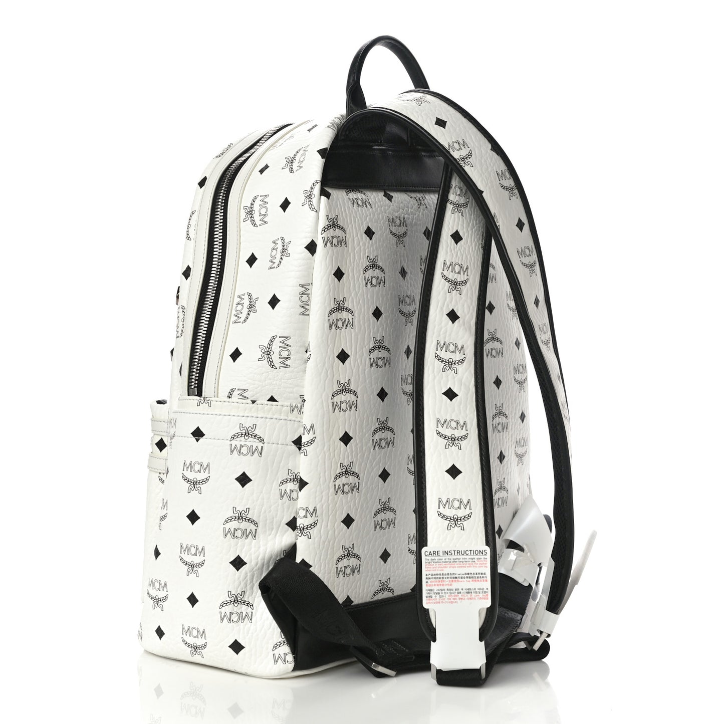 Visetos Studded Medium Stark M Backpack White