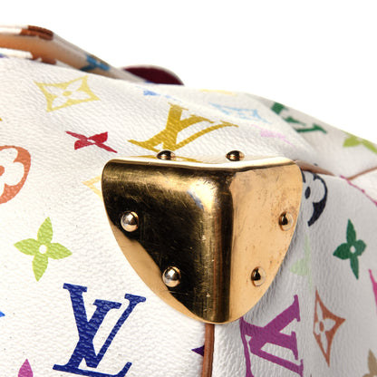 Louis Vuitton Monogram Multicolor Speedy 30 White 9 of 13