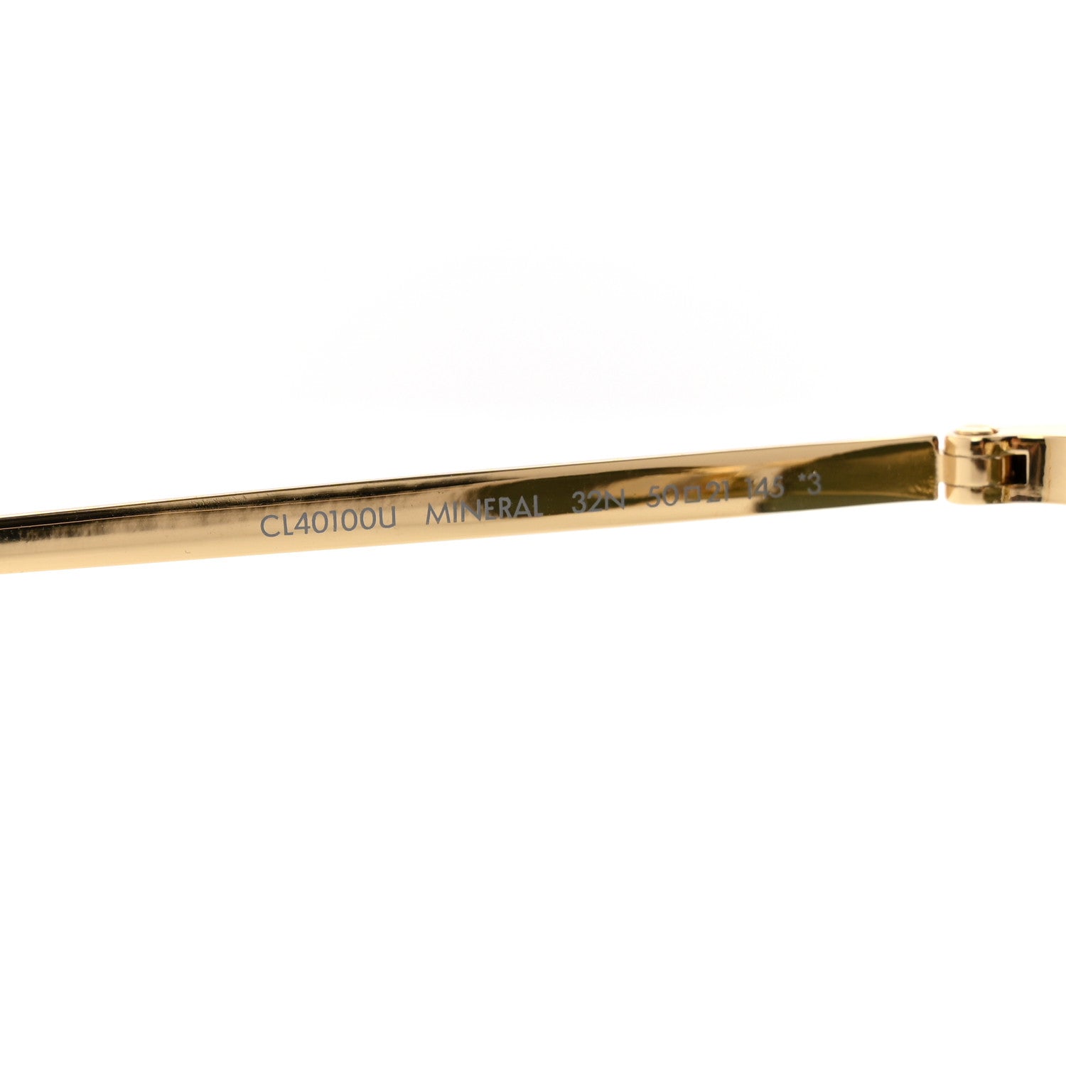 Celine Metal Round Sunglasses CL40100U Gold 6 of 6