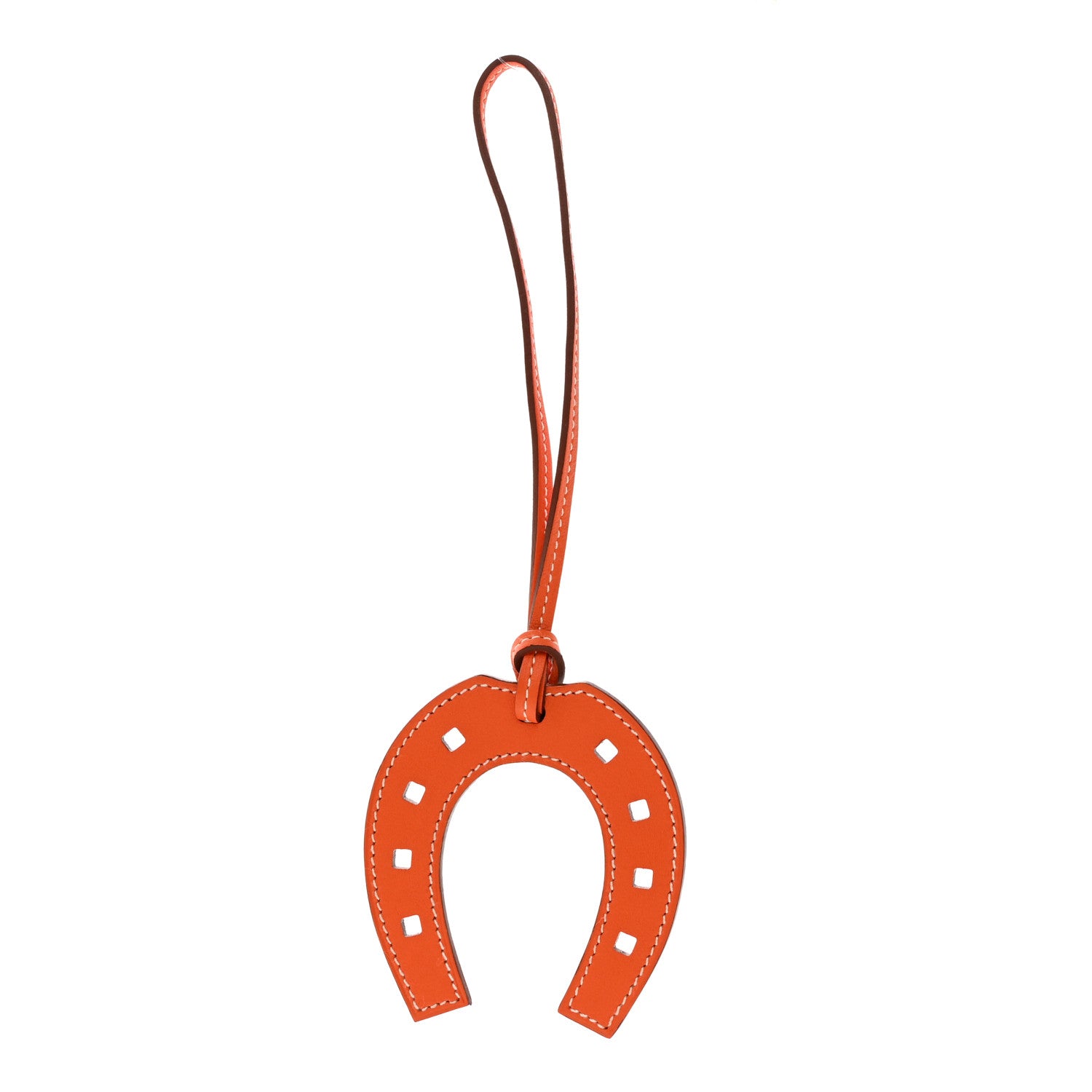 Hermes Swift Paddock Horseshoe Bag Charm Feu 1 of 3