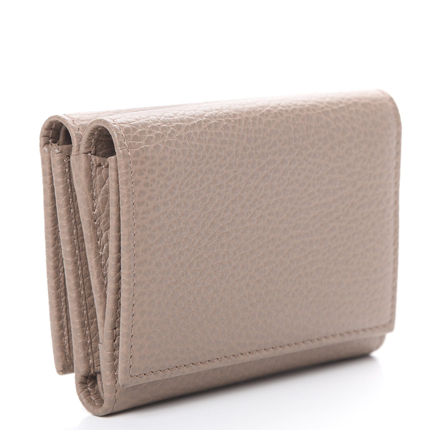 Gucci Dollar Calfskin GG Marmont Wallet Porcelain Rose 2 of 8