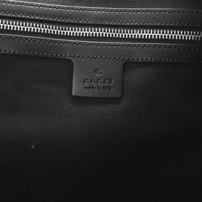Gucci GG Supreme Monogram Calfskin Web Tigers Medium Carry On Duffle Bag Black Multicolor 5 of 8