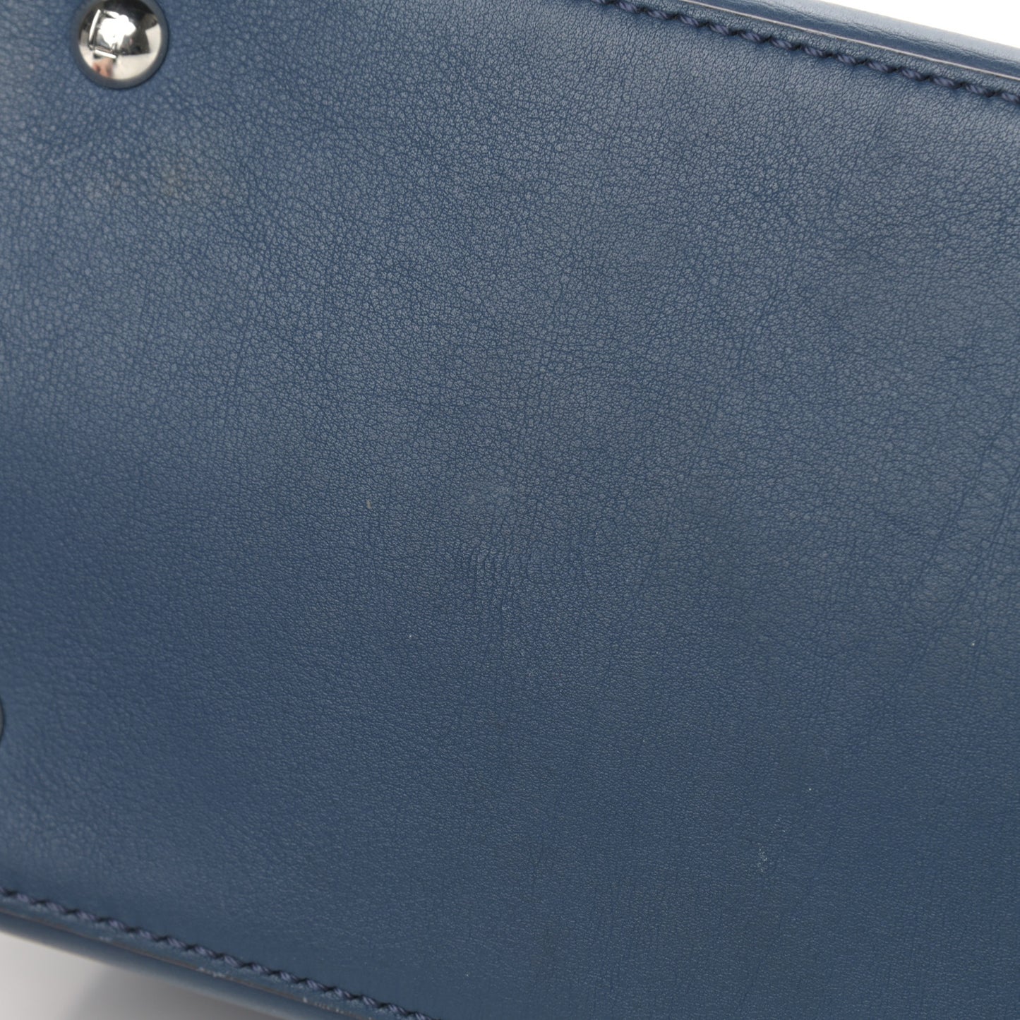 Vitello Dolce Century Petite 2Jours Tote Blue Rosa Doll