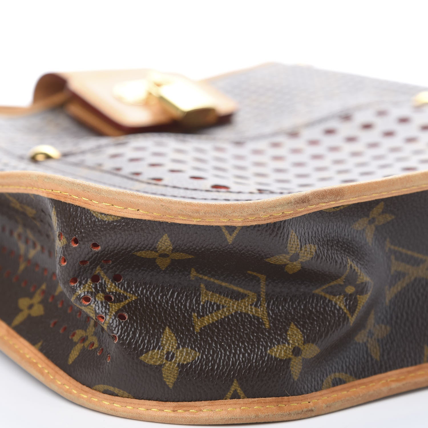 Louis Vuitton Monogram Perforated Musette Orange 8 of 14