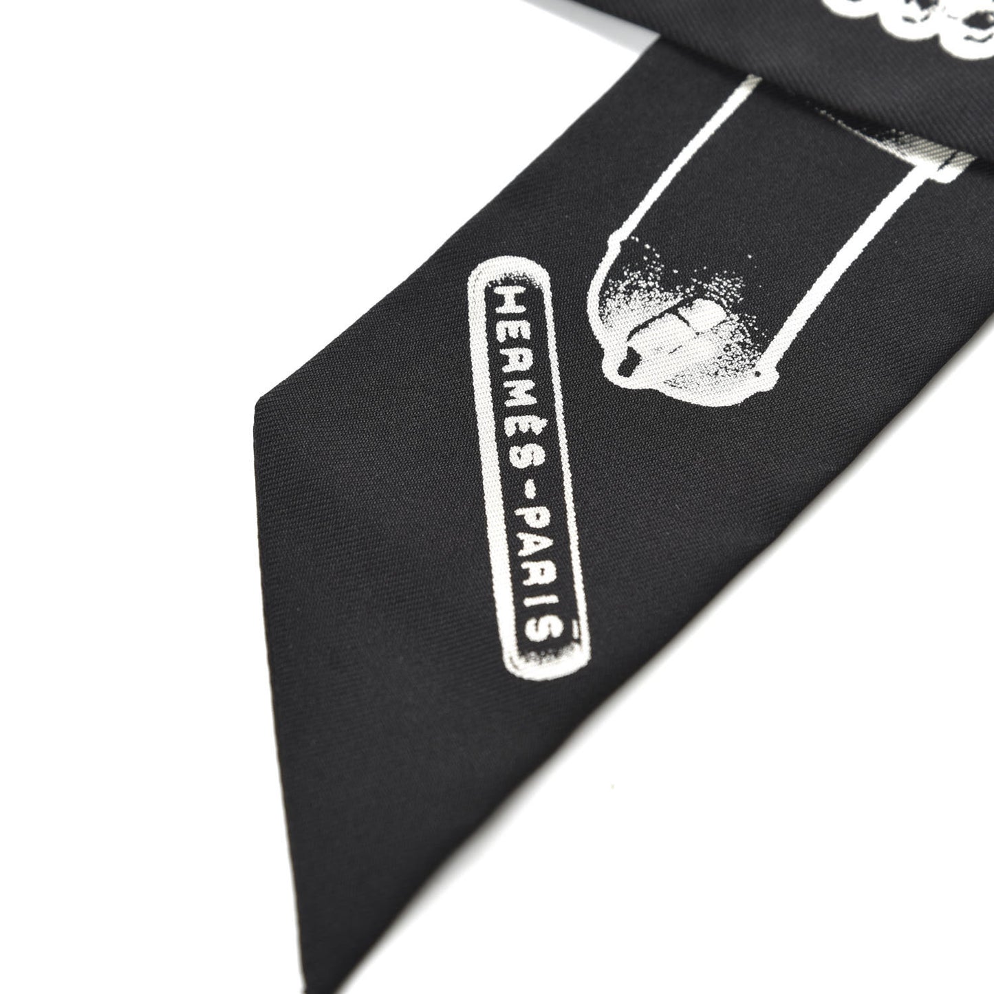 Silk Le Tresor De Medor Twilly Black White