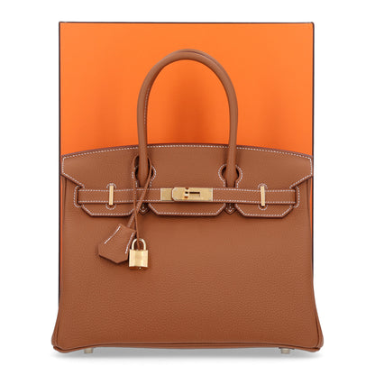 Hermes Togo Birkin 30 Gold 3 of 10