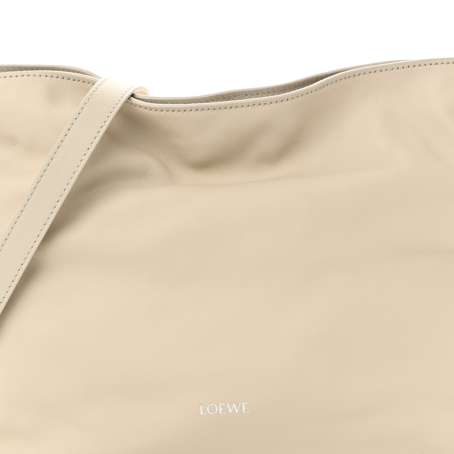 Nappa Calfskin Medium Flamenco Knot Bag Sea Salt