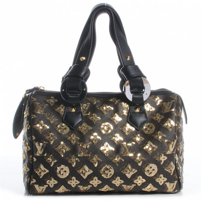 Louis Vuitton Monogram Sequins Eclipse Speedy 28 Gold 1 of 8
