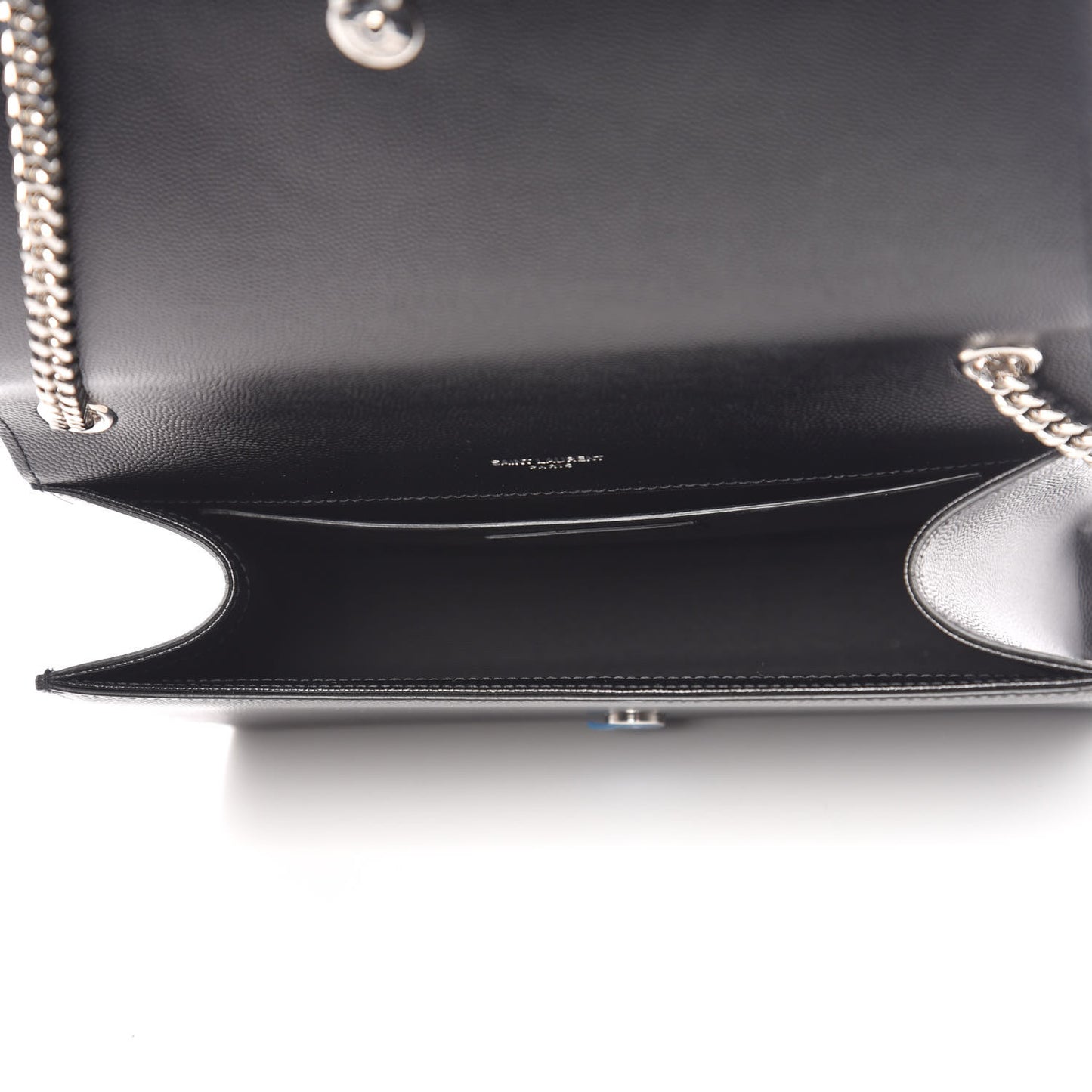 Grain De Poudre Medium Classic Monogram Kate Satchel Black