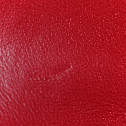 Miu Miu Lambskin Confidential Matelasse Chain Shoulder Bag Fiery Red 13 of 14