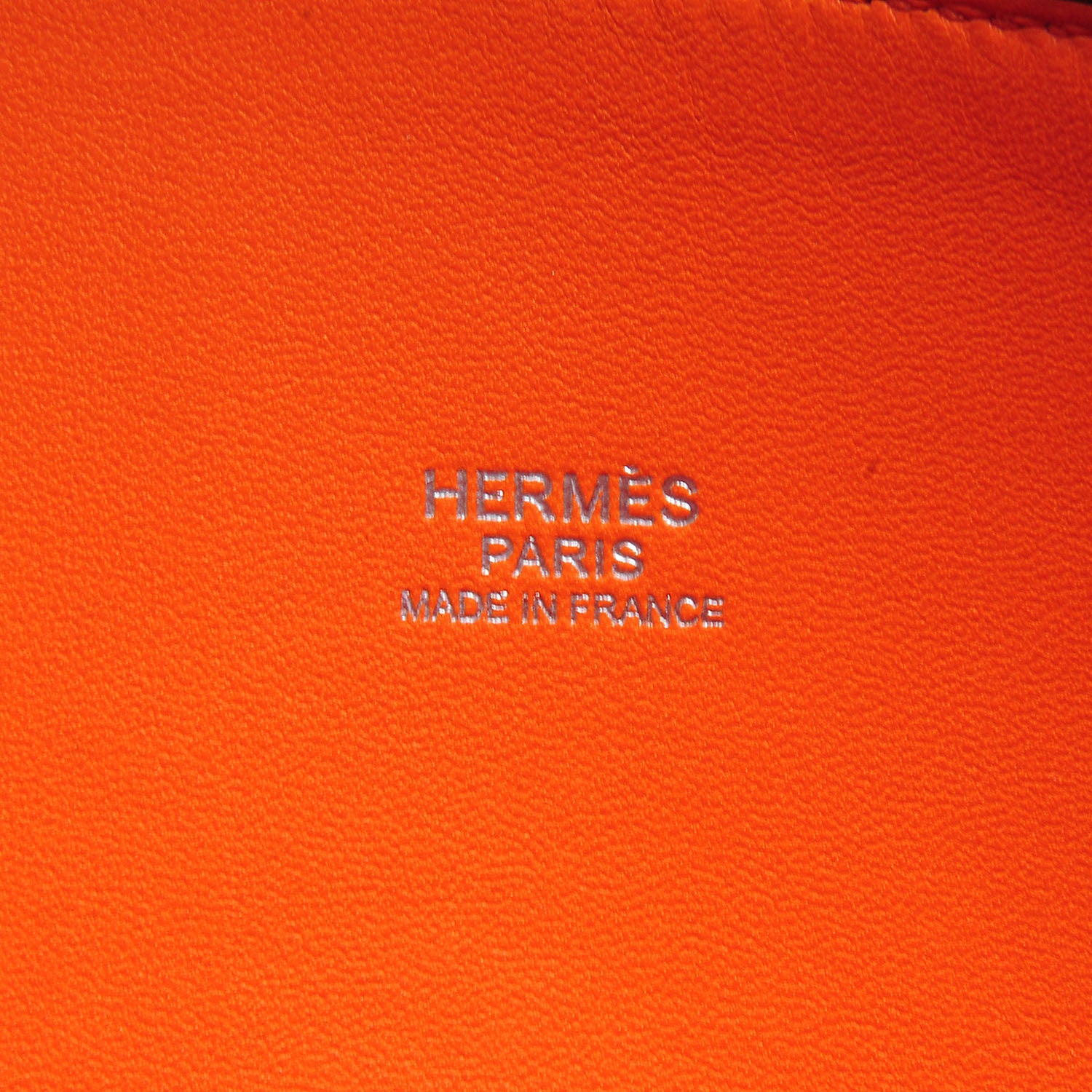 Hermes Taurillon Clemence Bolide 31 Orange 8 of 8