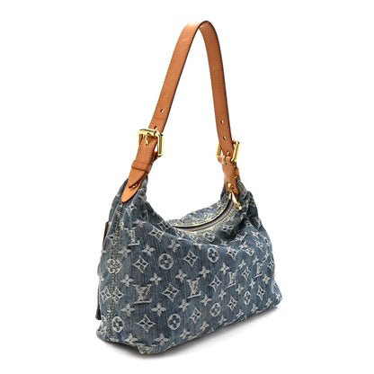 Louis Vuitton Monogram Denim Baggy PM Blue 3 of 11