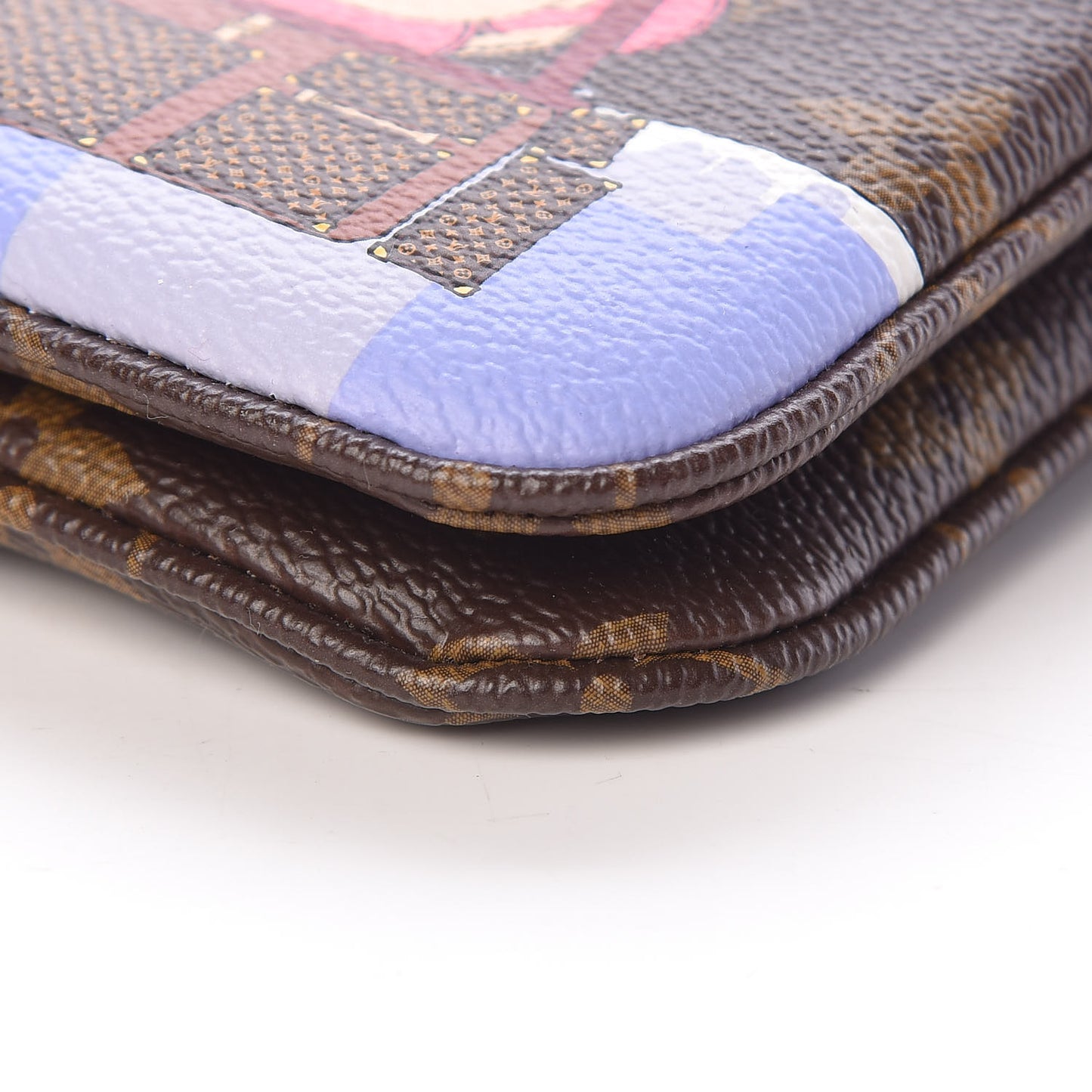 Monogram 2019 Christmas Animation Double Zip Pochette
