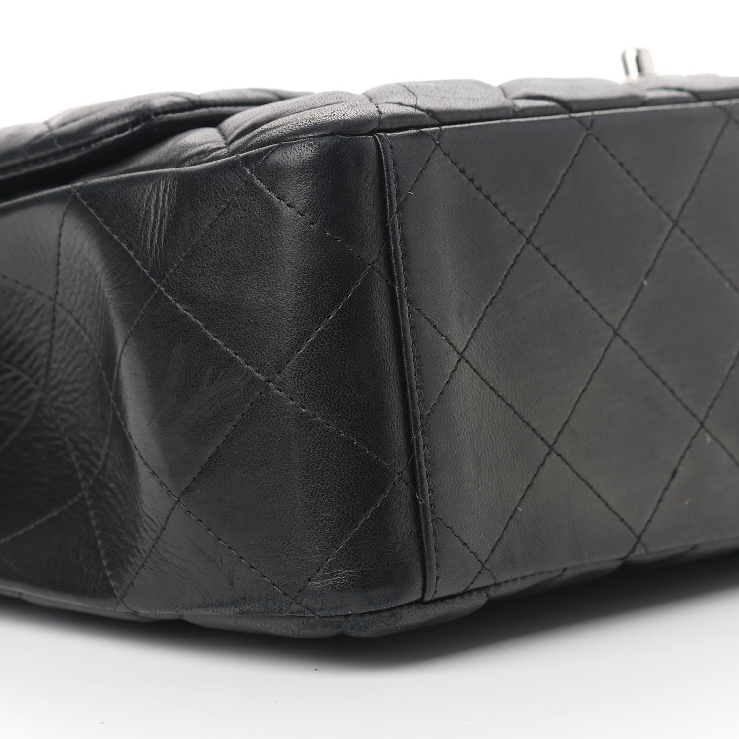 Chanel Lambskin Quilted Maxi Single Flap Black 8 of 22