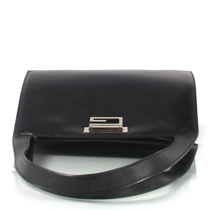 Gucci Leather Logo Shoulder Bag Black 4 of 9