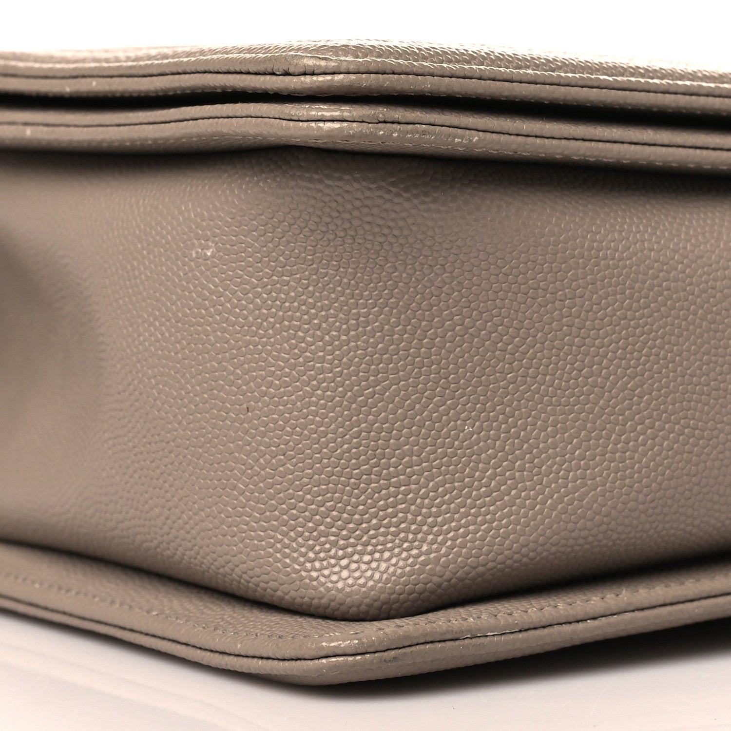 Chanel Caviar Quilted New Medium Boy Flap Grey 9 of 11