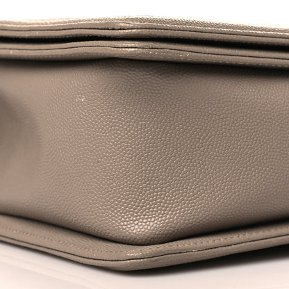 Chanel Caviar Quilted New Medium Boy Flap Grey 9 of 11