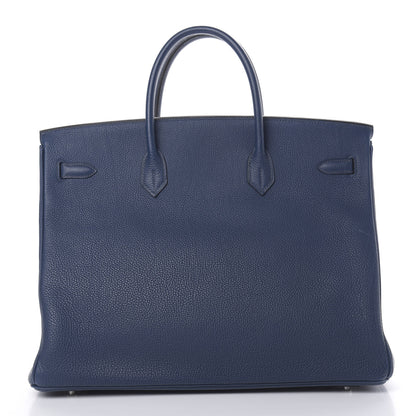 Hermes Togo Birkin 40 Bleu Thalassa 4 of 42