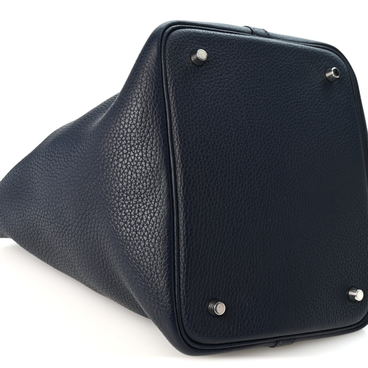 Hermes Taurillon Clemence Picotin Lock 22 MM Bleu Nuit 9 of 10
