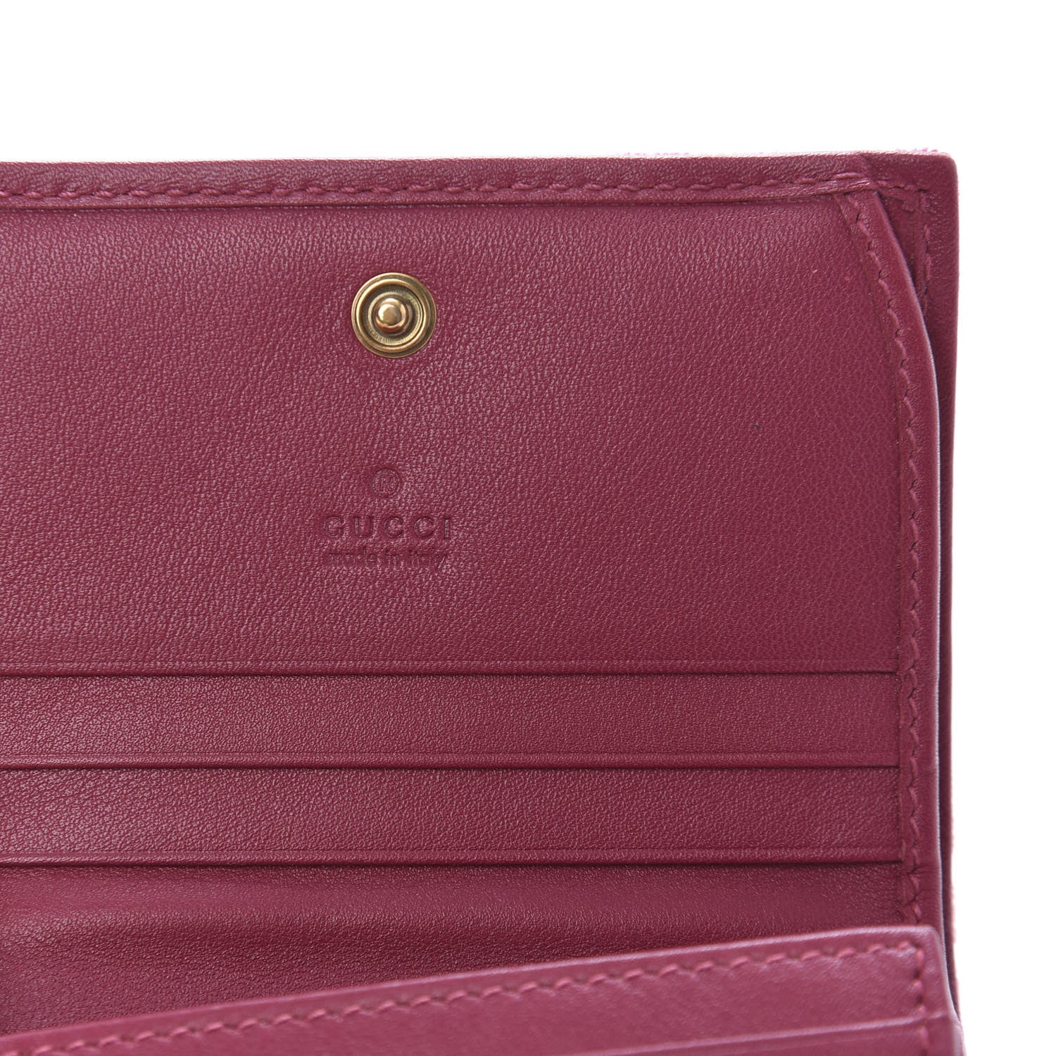 Gucci Velvet Matelasse Pearl Love Embroidered GG Marmont Card Case Wallet Light Raspberry Rose 8 of 9