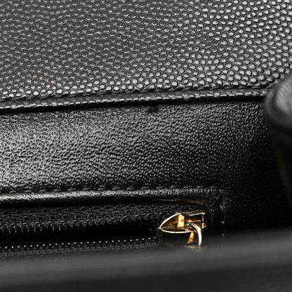 Chanel Caviar Quilted Large Business Affinity Flap Black 13 of 14