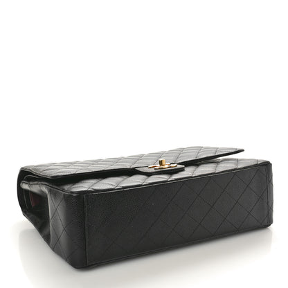 Chanel Caviar Quilted Maxi Double Flap Black 4 of 10