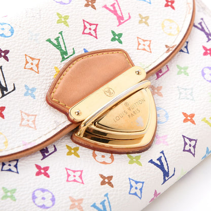 Louis Vuitton Monogram Multicolor Eugenie Wallet White Litchi 9 of 9