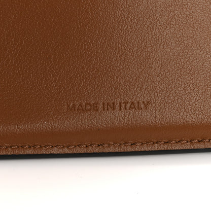 Celine Canvas Triomphe Compact Triomphe Wallet With Coin Purse Tan 8 of 11