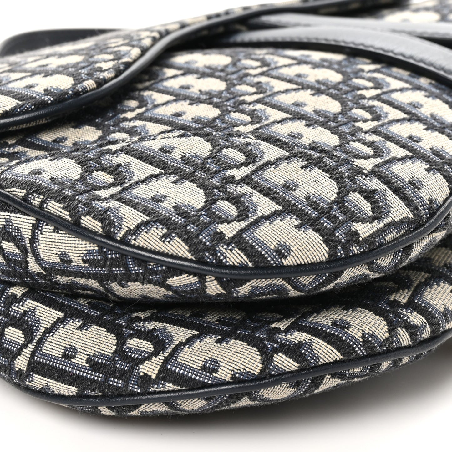 Oblique Saddle Bag Blue
