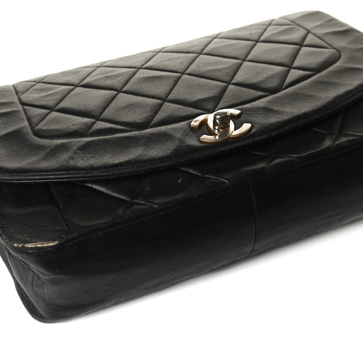 Chanel Lambskin Quilted Small Single Flap Black 19 of 21