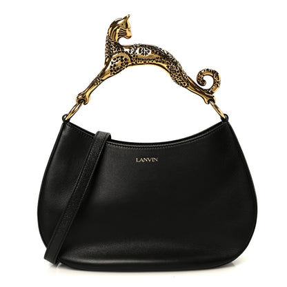 Lanvin Lambskin Cat Hobo Black 1 of 11