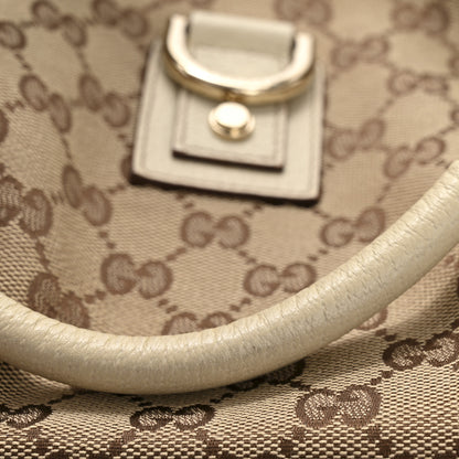 Gucci Monogram Medium Abbey D Ring Hobo Off White 13 of 13
