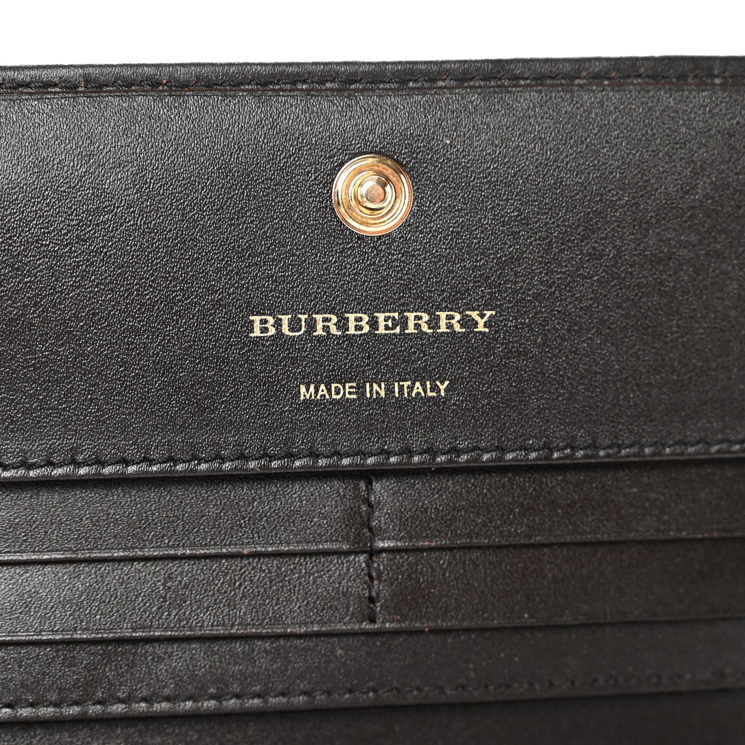 Burberry Haymarket Check Penrose Continental Wallet Chocolate 6 of 6