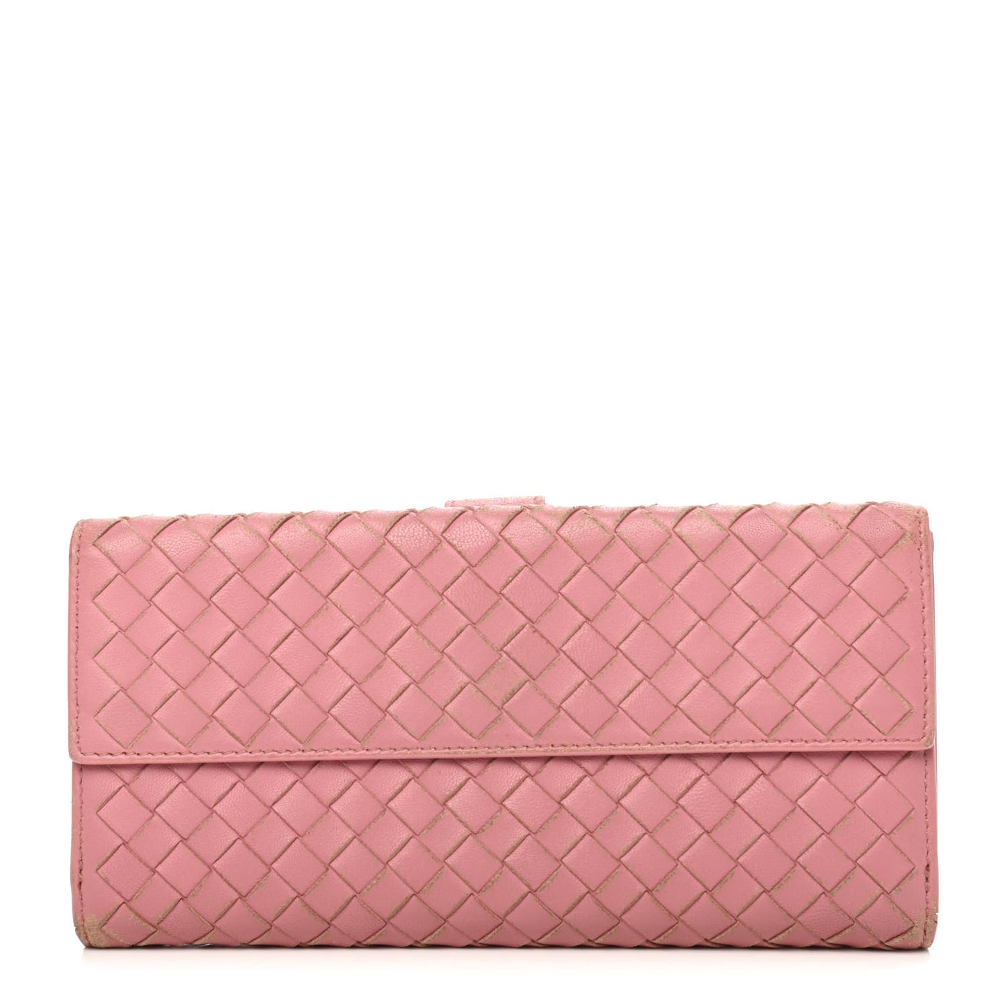 Nappa Intrecciato Continental Flap Wallet Watteau