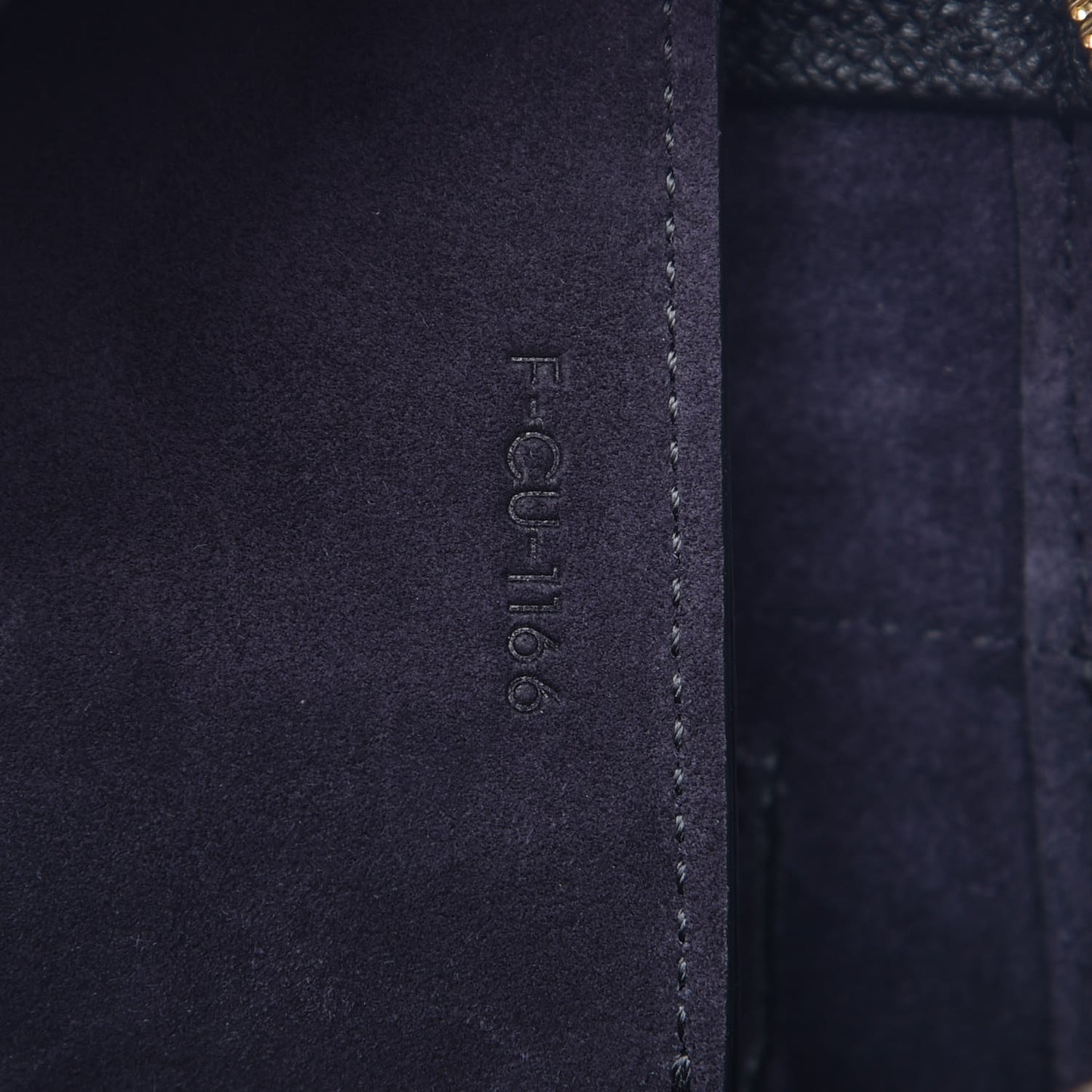 Grained Calfskin Mini Belt Bag Black