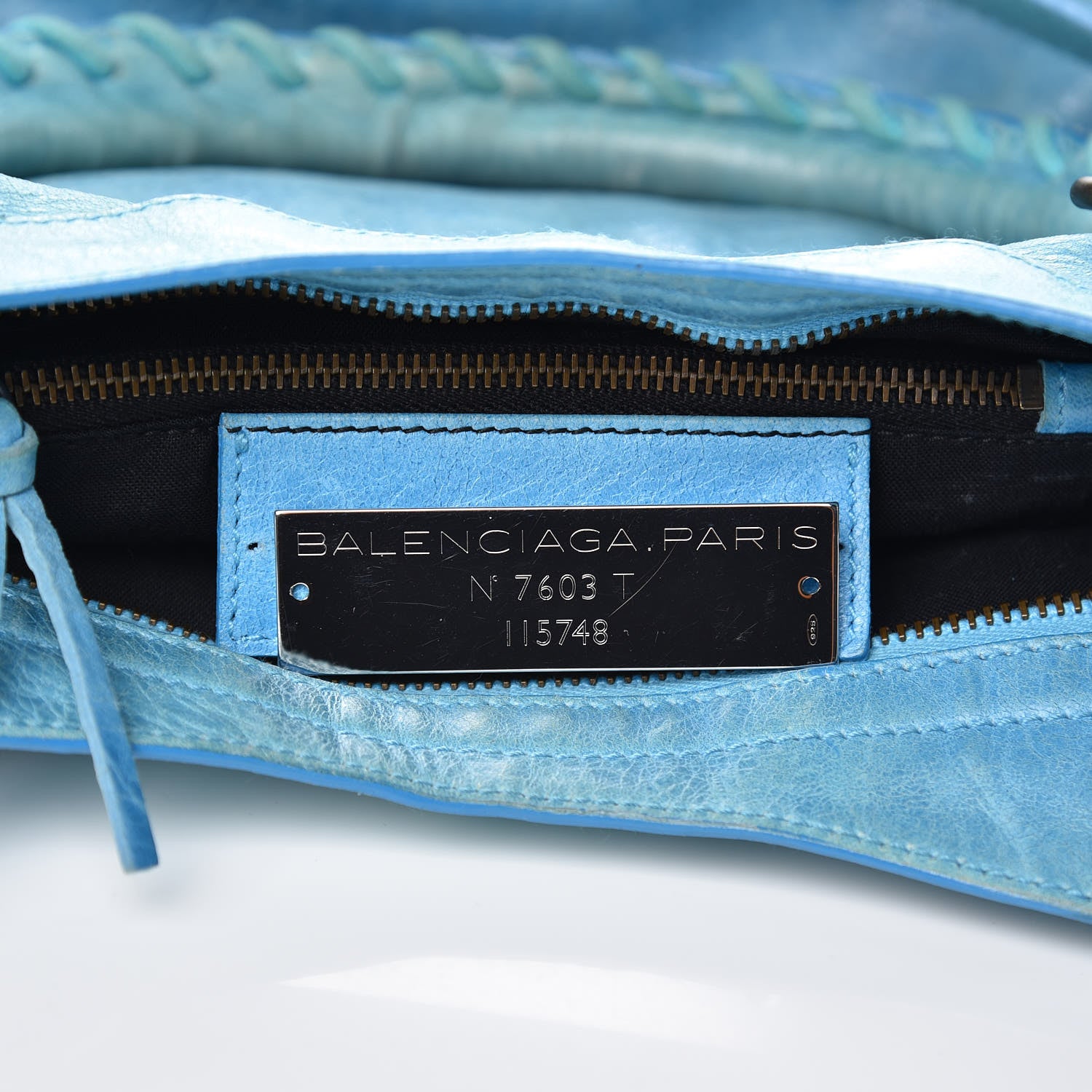 Balenciaga Agneau Classic Hardware City Turquoise 7 of 18