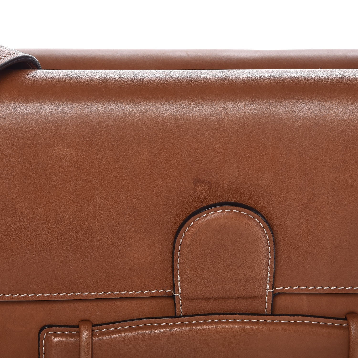 Celine Natural Calfskin Medium Symmetrical Bag Chestnut 13 of 18