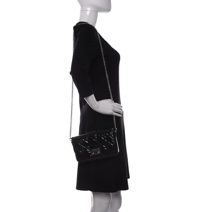 Christian Dior Patent Cannage New Lock Pouch Black 2 of 10
