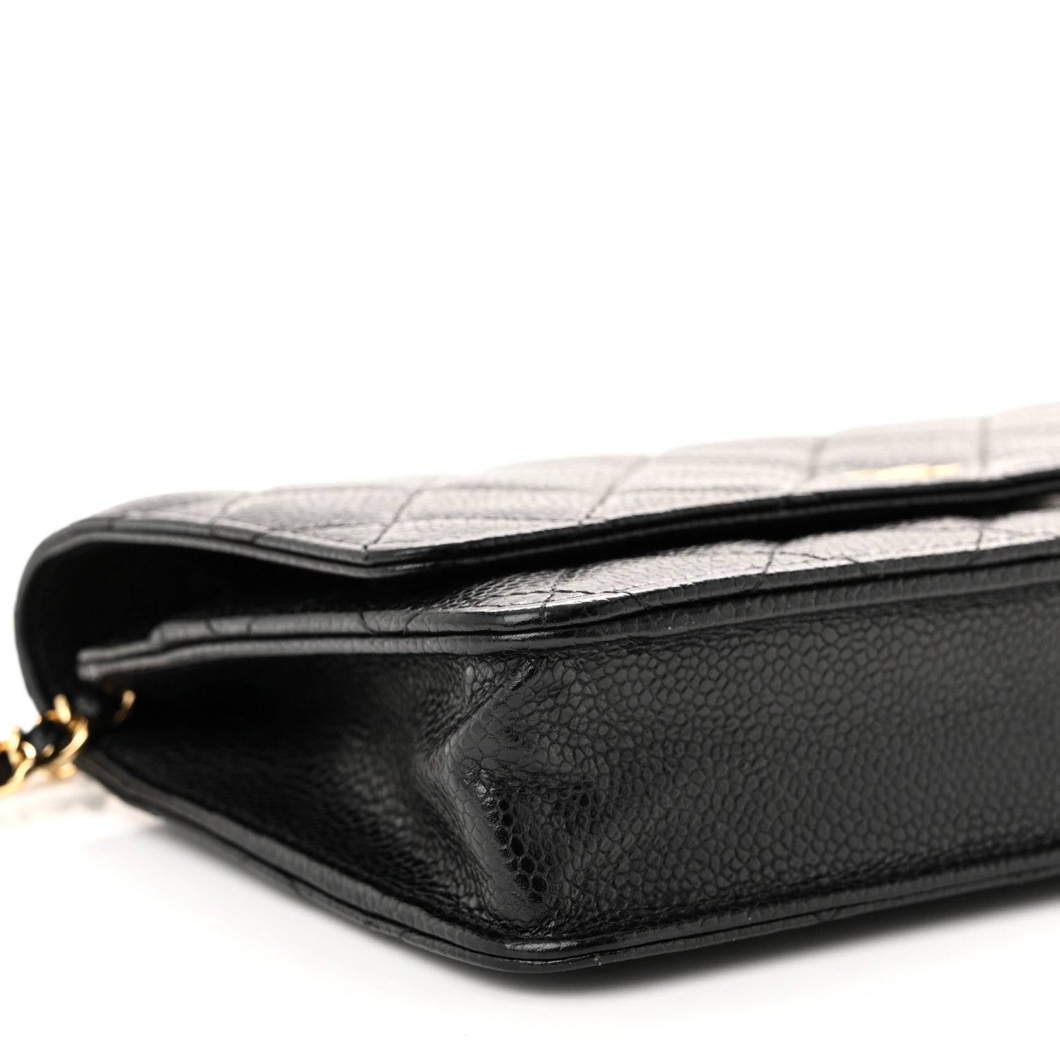 Chanel Caviar Quilted Wallet on Chain WOC Black 10 of 12