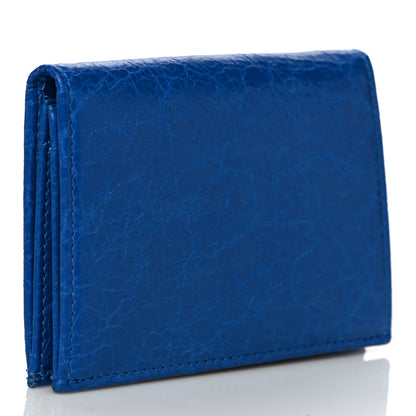 Balenciaga Agneau Giant 12 Gold Hardware Card Case Blue 3 of 9