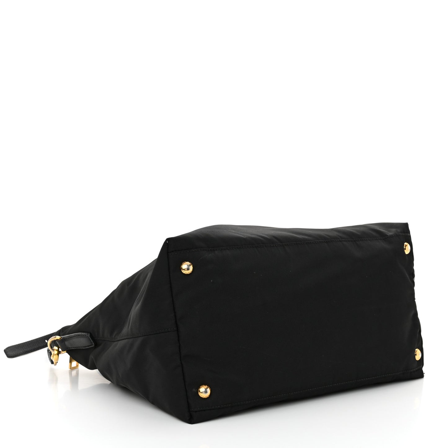 Tessuto Nylon Saffiano Tote Black