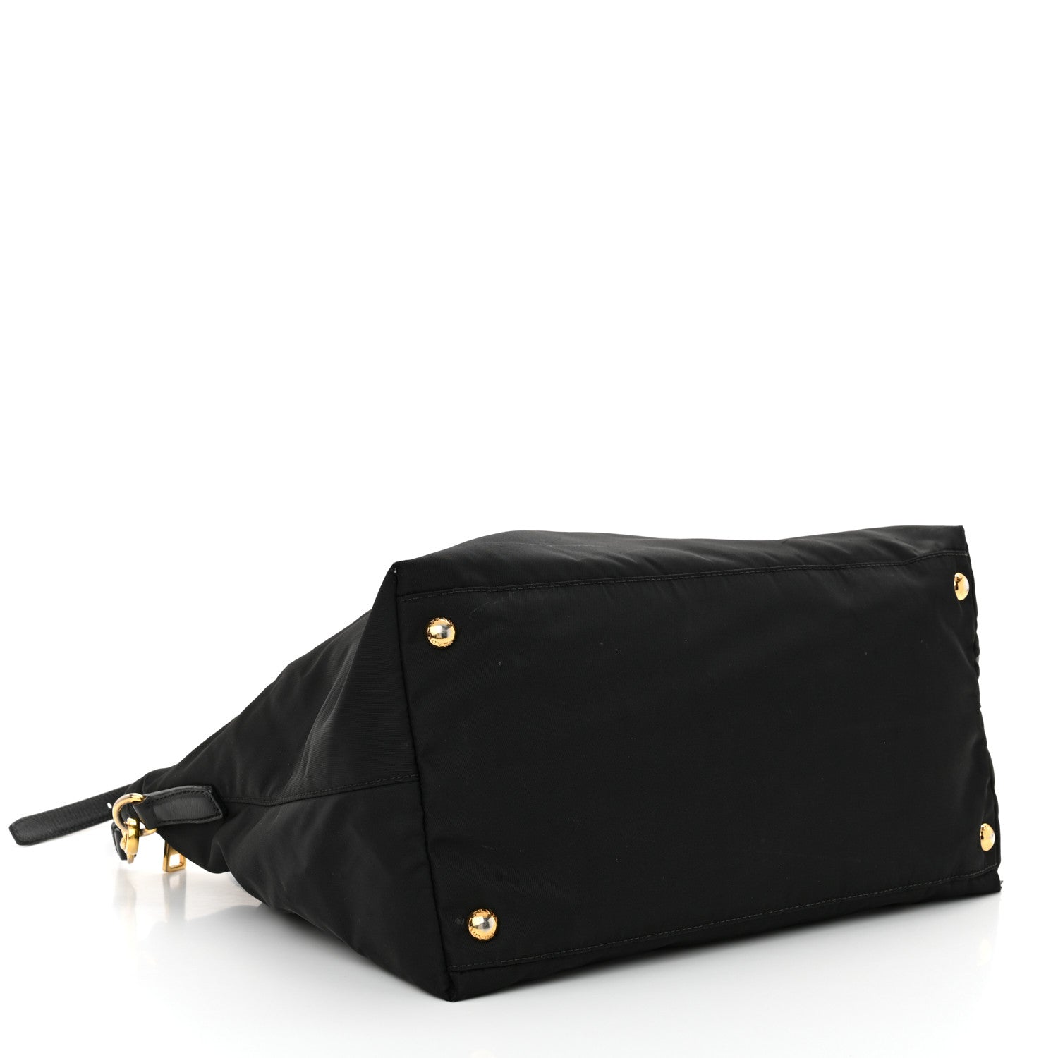 Prada Tessuto Nylon Saffiano Tote Black 3 of 10