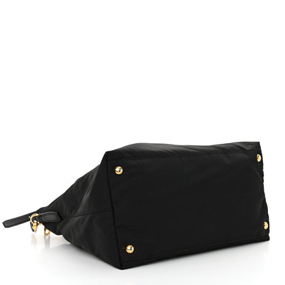 Prada Tessuto Nylon Saffiano Tote Black 3 of 10