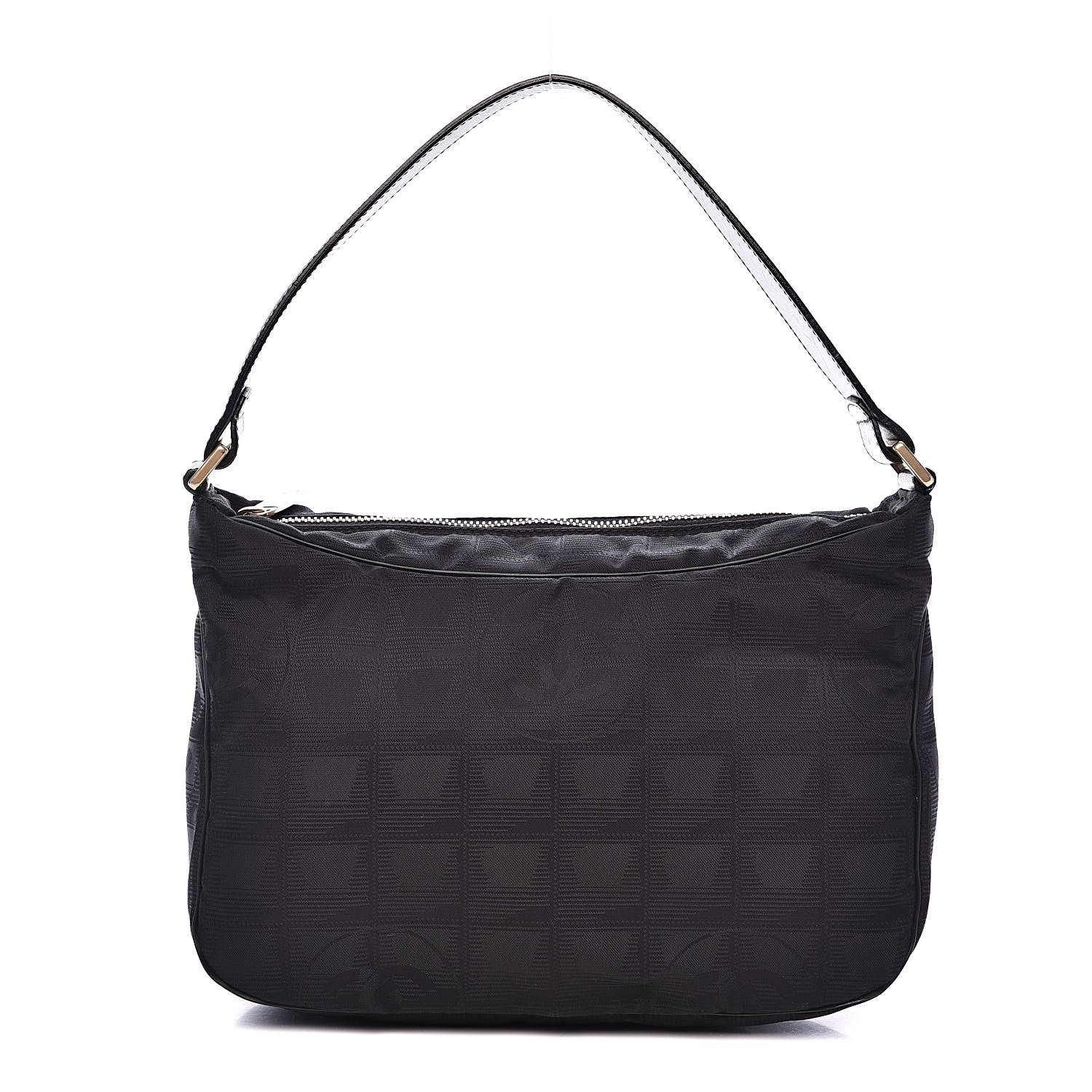 Chanel Nylon Travel Hobo Black 1 of 11
