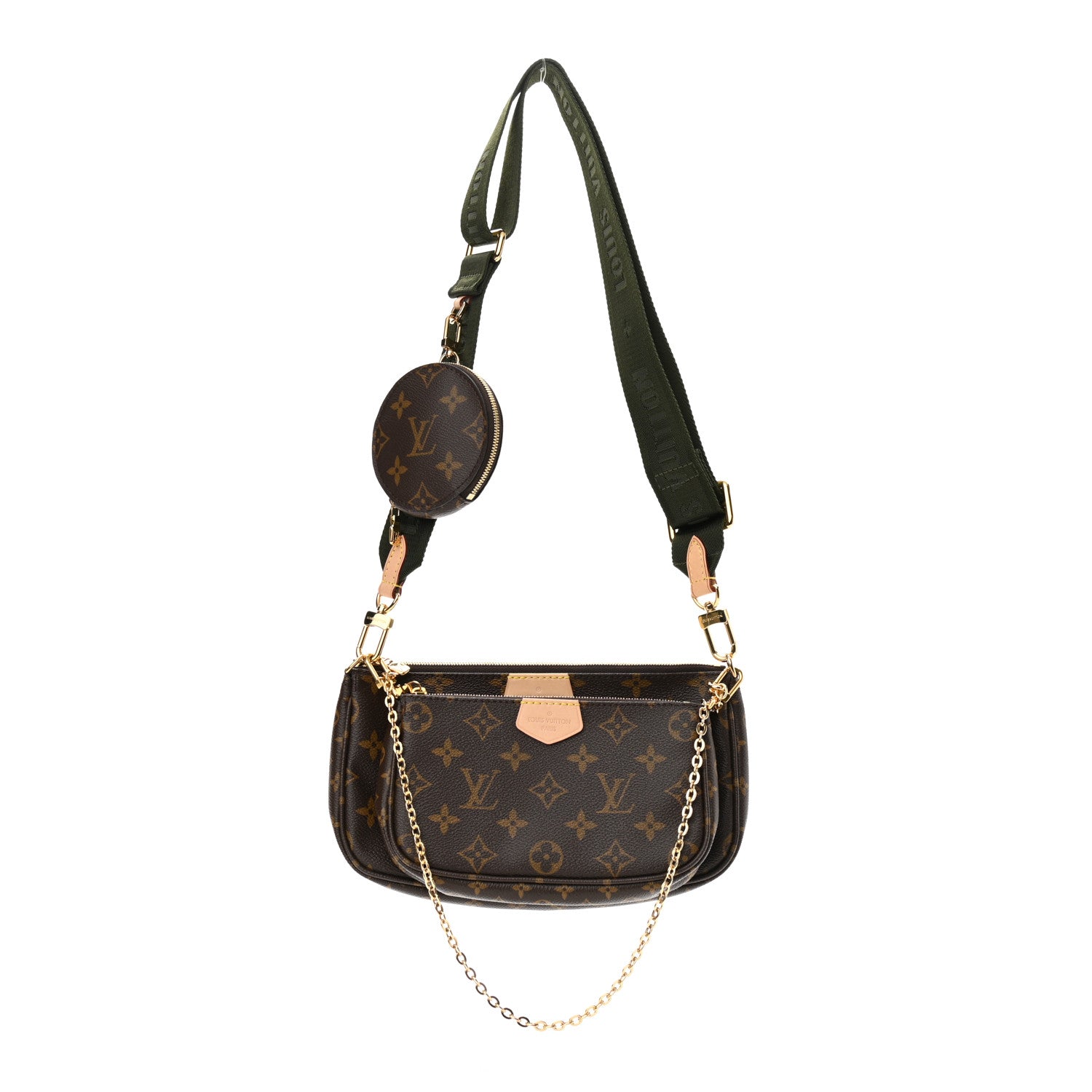 Louis Vuitton Monogram Multi Pochette Accessories Kaki 1 of 12