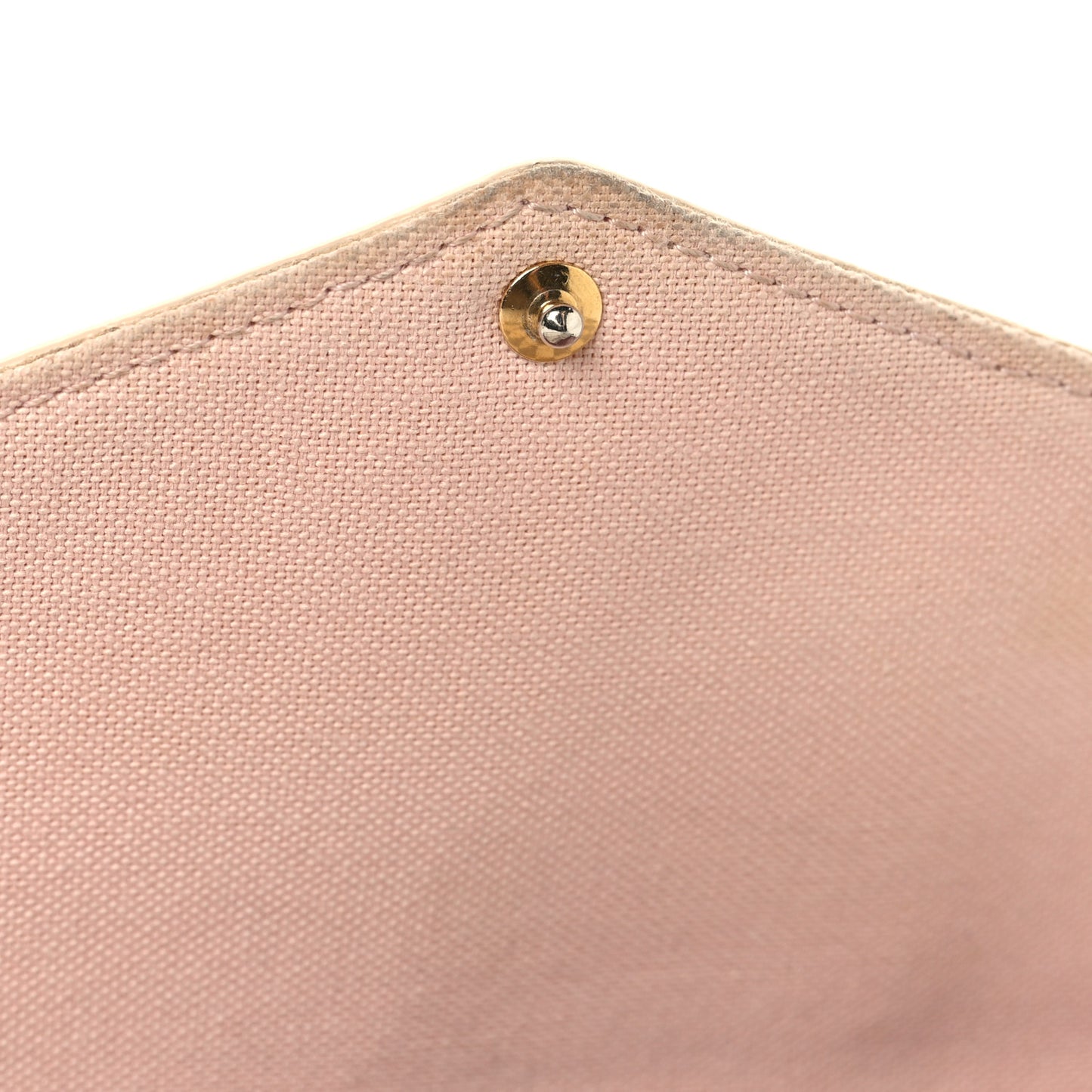 Damier Azur Pochette Felicie Chain Wallet Rose Ballerine