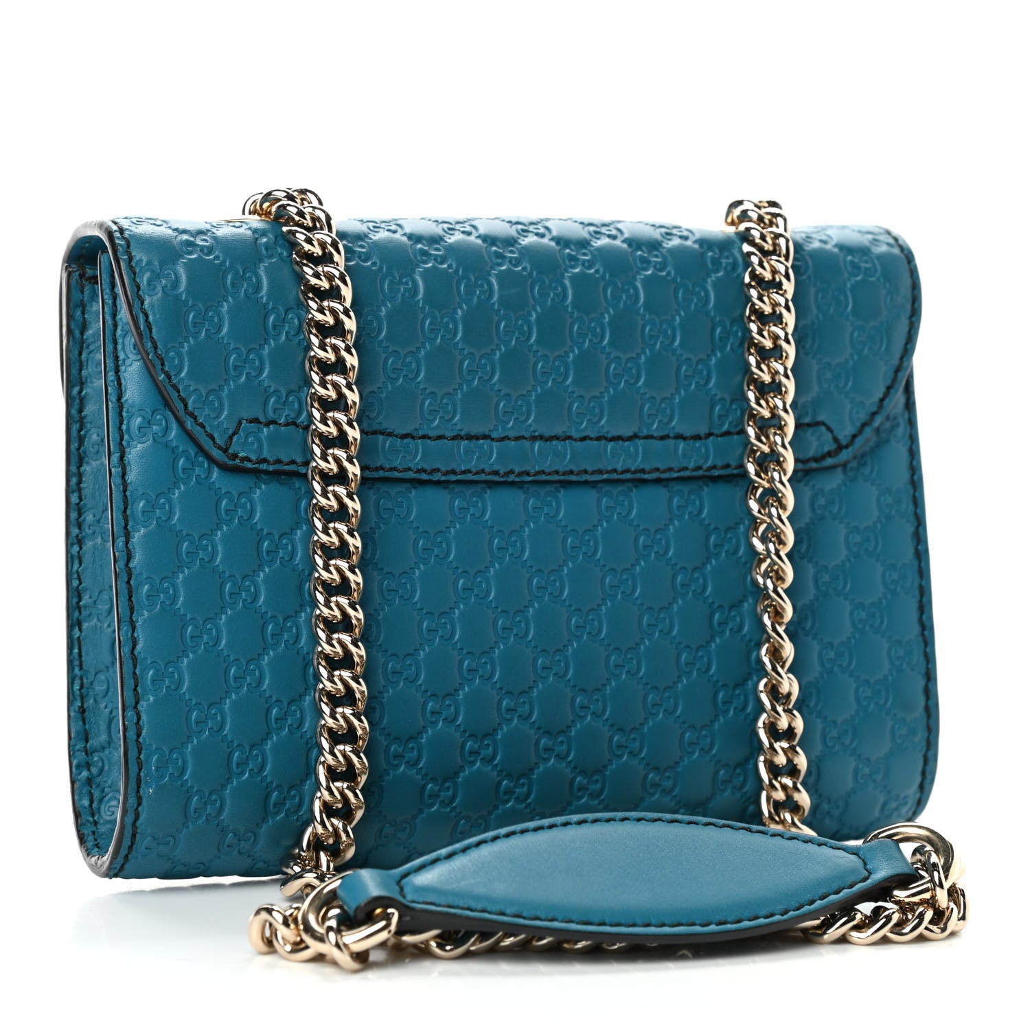 Gucci Microguccissima Mini Emily Shoulder Bag Deep Cobalt 2 of 4