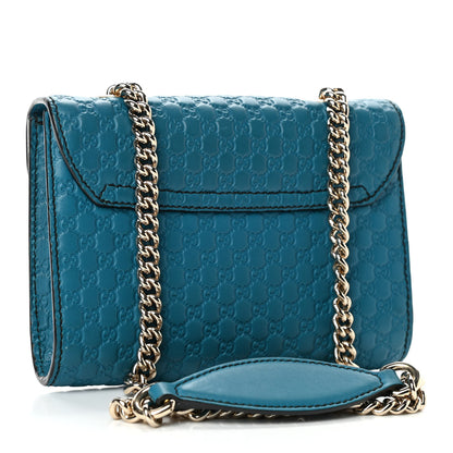 Gucci Microguccissima Mini Emily Shoulder Bag Deep Cobalt 2 of 4