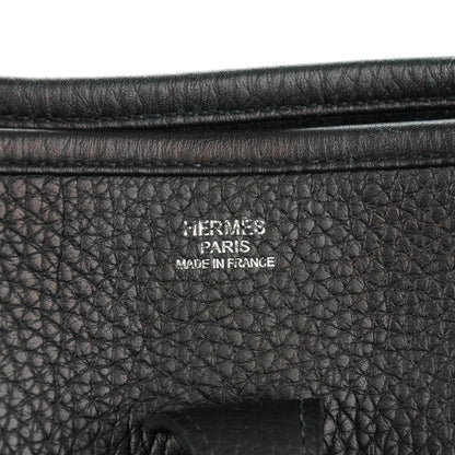 Hermes Taurillon Clemence Evelyne III PM Black 6 of 7